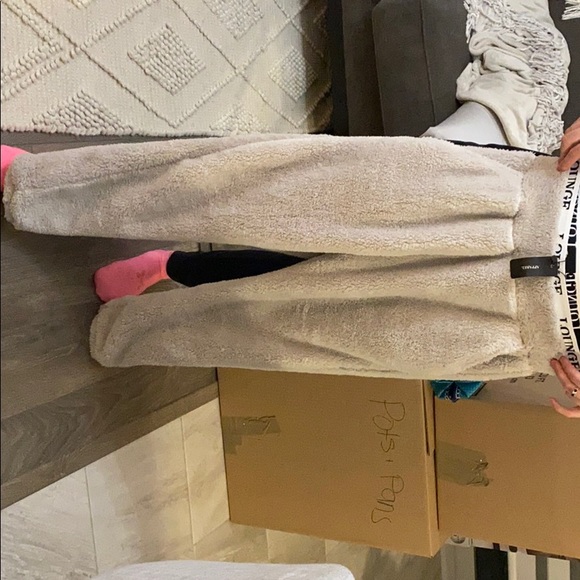 Loungewear teddy track pants - Picture 2 of 5